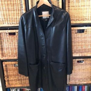 Gorgeous Andrew Marks Long Leather Jacket